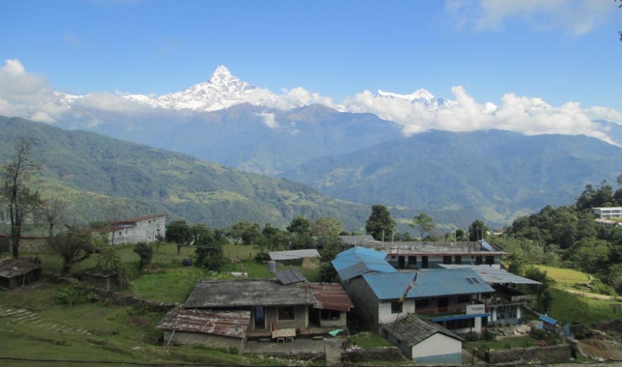 Annapurna View from Dhampus village