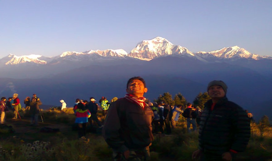 View from poonhill